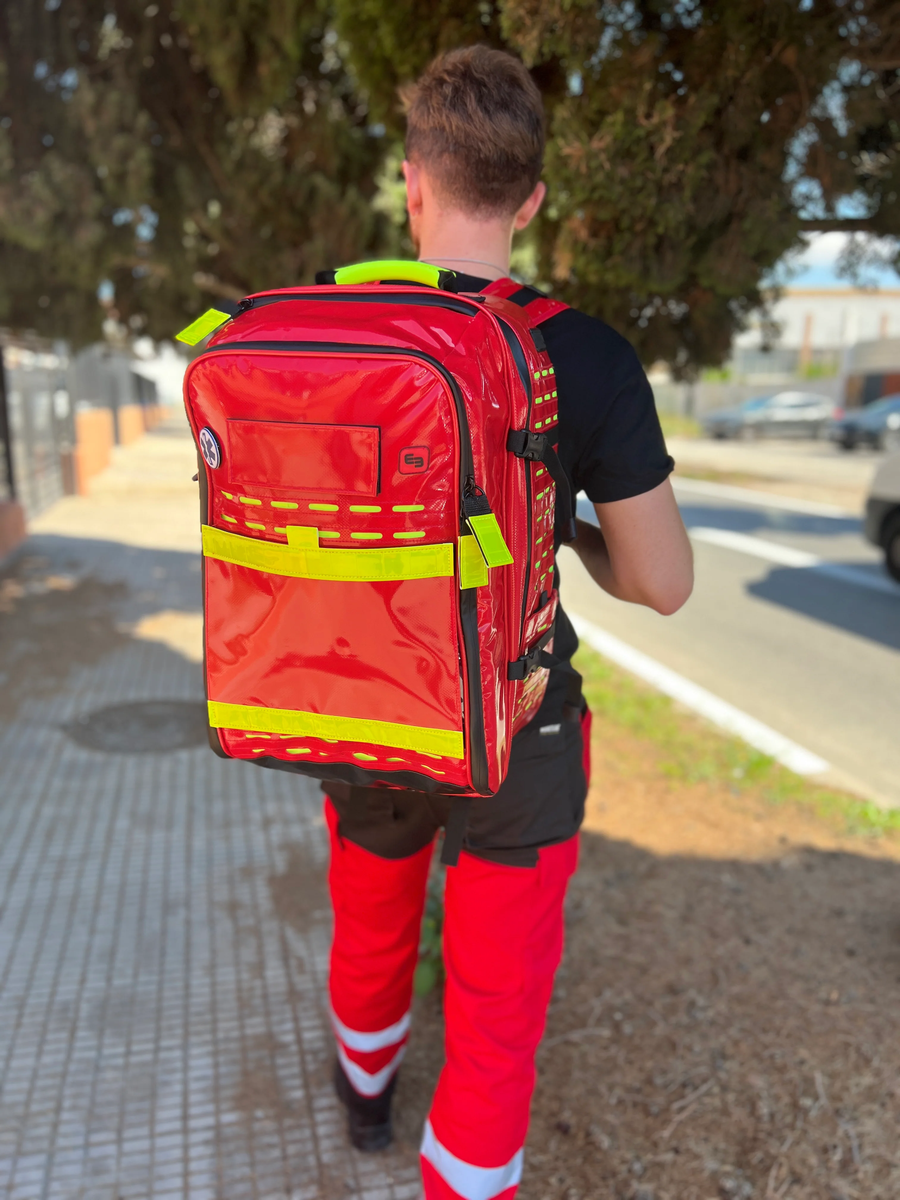 Robust's - Tactical Backpack with Adjustable Inner Layout - Red - Image 2