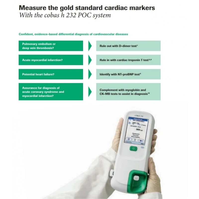 Roche Cardiac Blood Test Device Kit Cobas H 232 (Scanner NOT Included) - Image 4