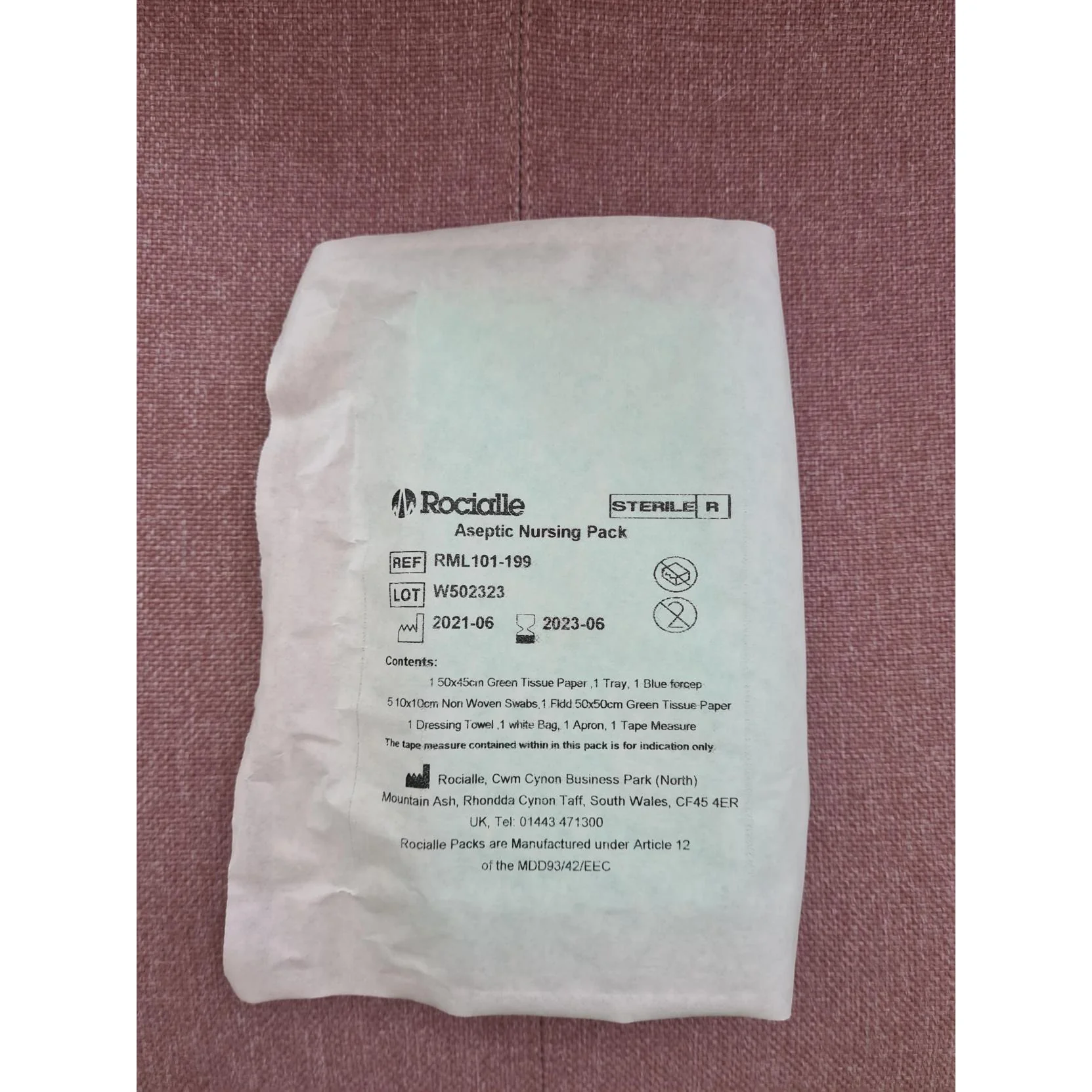 Rocialle Single Use Aseptic Nursing Pack - CASE OF 100 - CLEARANCE - Image 3