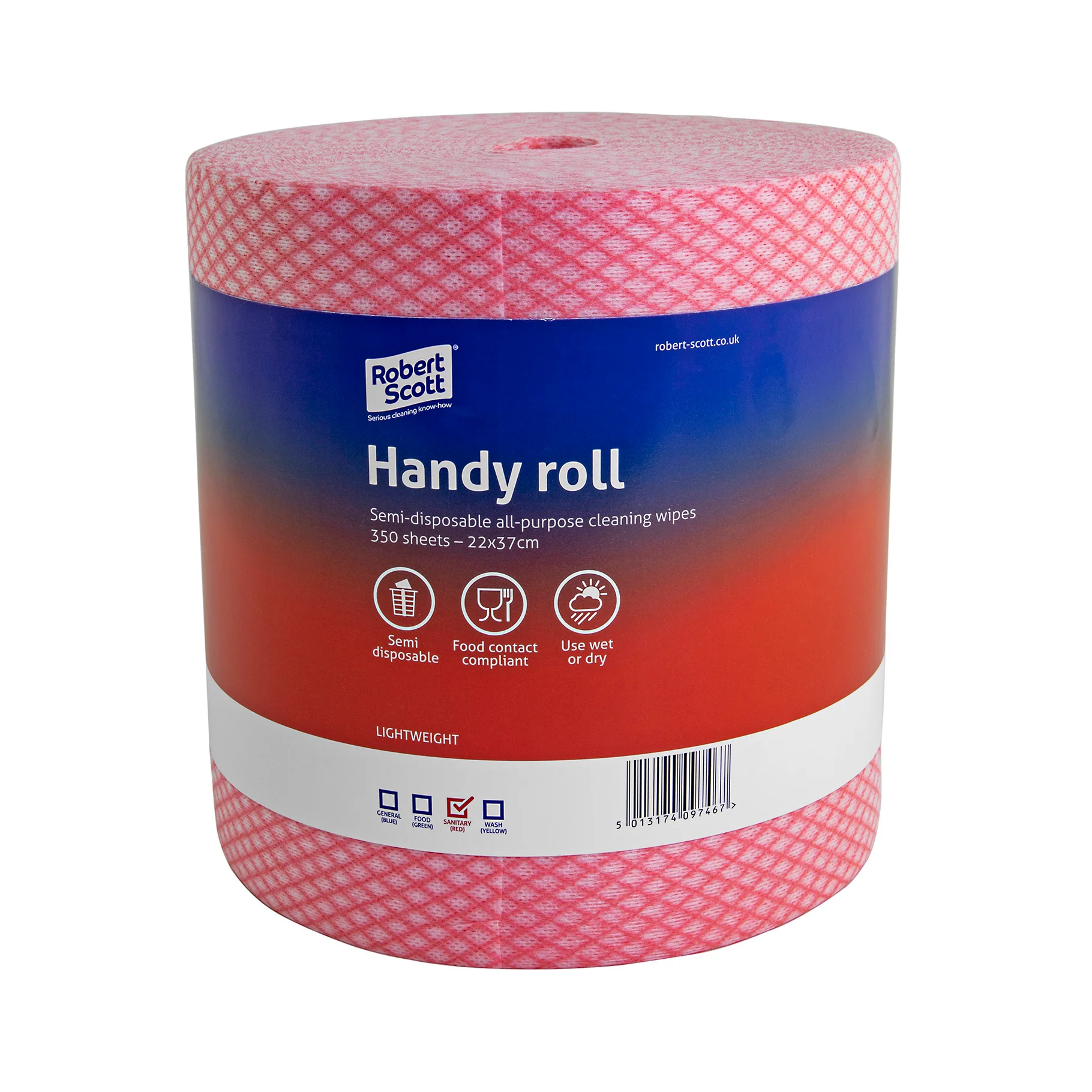 Roll of Cleaning Cloths - 350 Sheets - Image 3