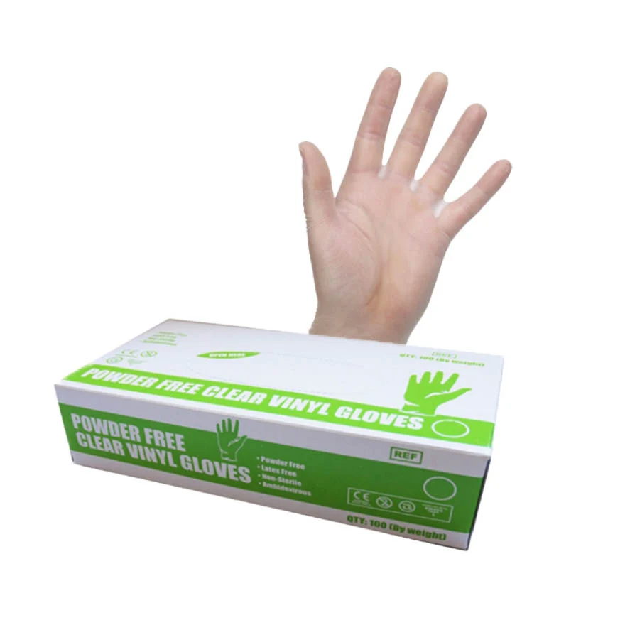 Safecare Clear Vinyl Gloves - Extra Large - Box Of 100