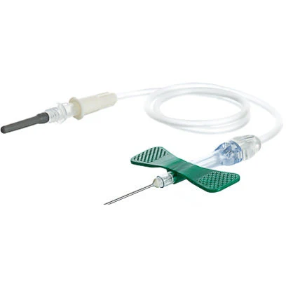 Safety Blood Collection Set, Green, 21Gx30cm, With Luer, Sterile