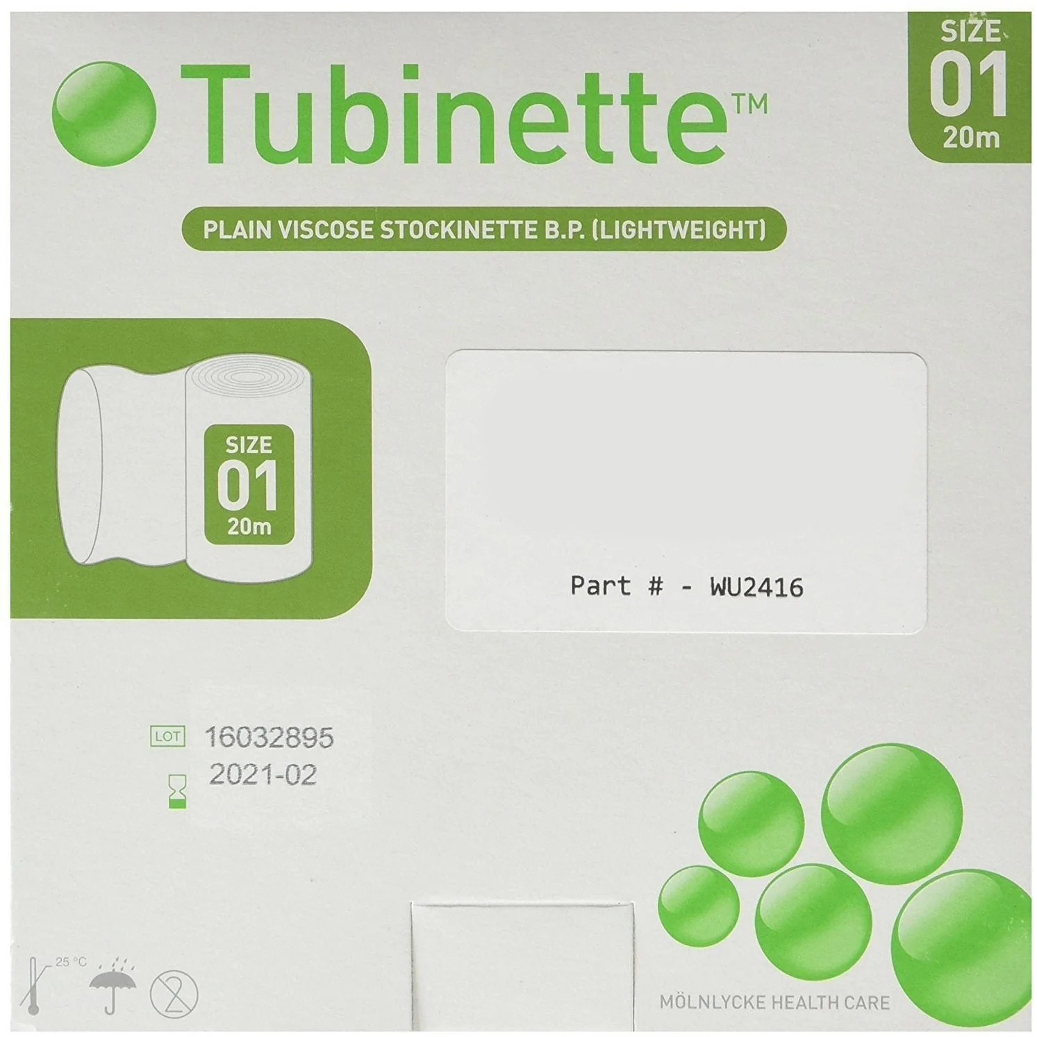 Sefton Tubinette Bandage Size 01 20M