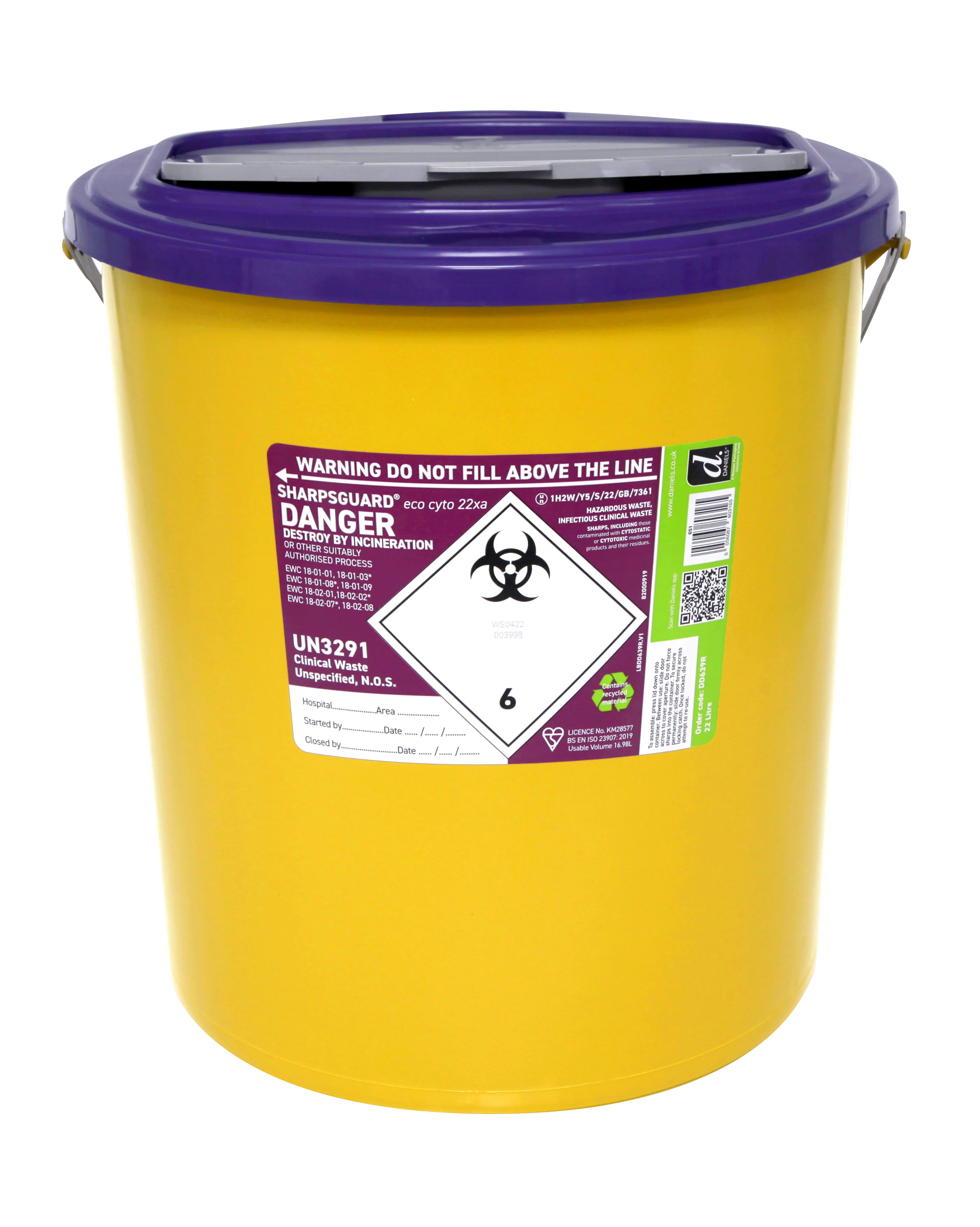 SHARPSGUARD® cyto 24 xa Sharps Bin