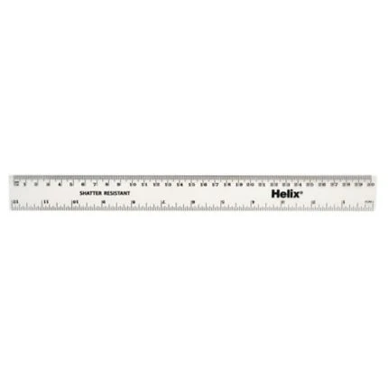 Shatterproof ruler 30cm