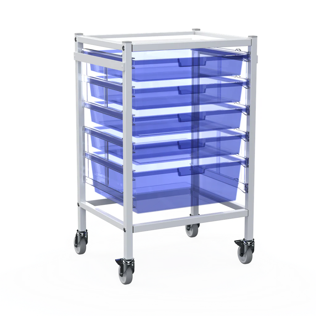 Shuttleworth Wide Single Medical Storage Trolley