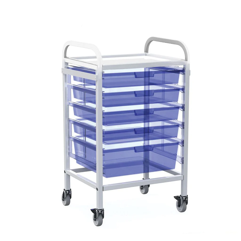 Shuttleworth Wide Single Medical Storage Trolley - Image 2