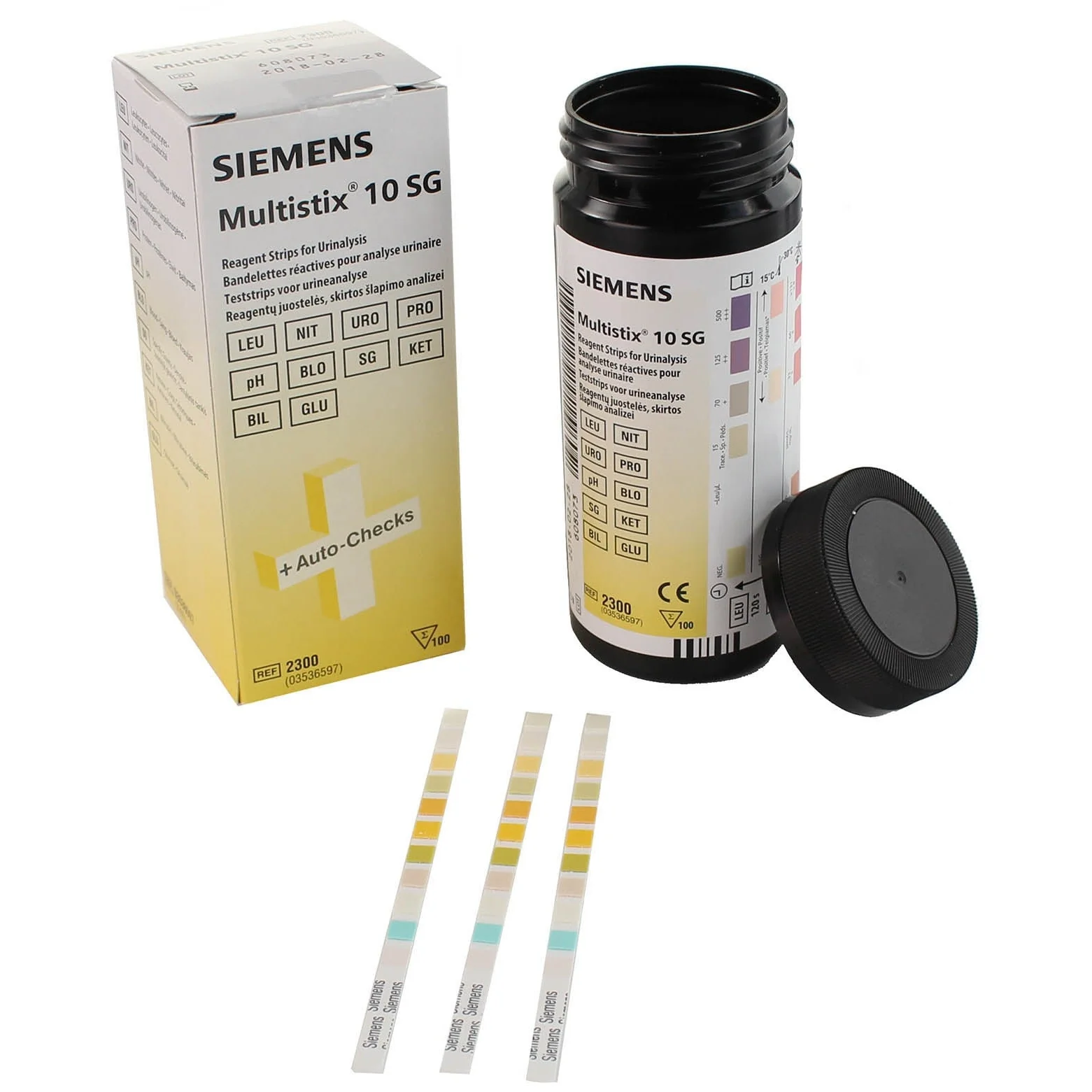 Siemens Multistix 10SG Urinalysis Strips x 100 - Expiry 30/04/2022 - Image 2
