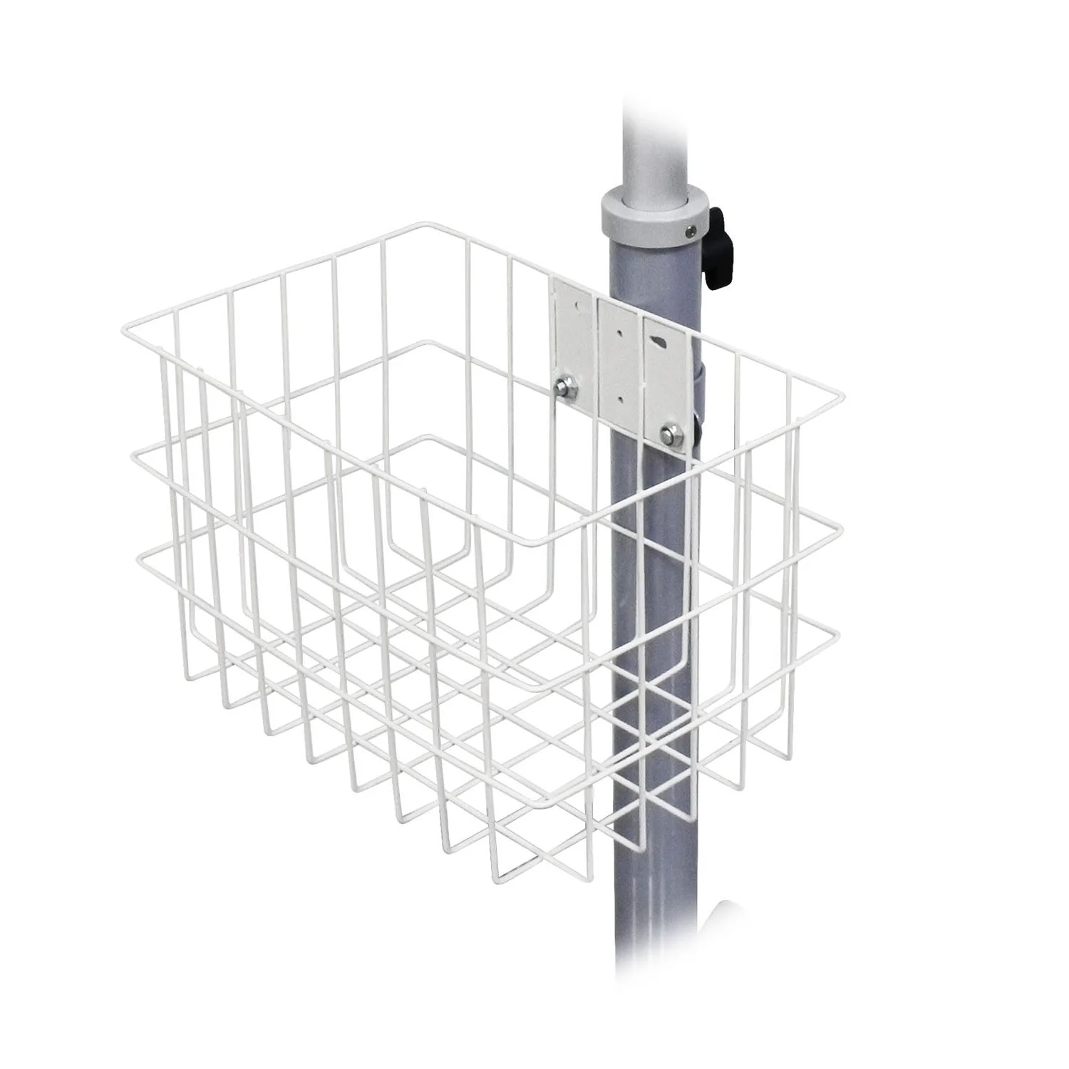 Signal Medical Rolling Cart - VESA - With Handle And Basket - Image 4