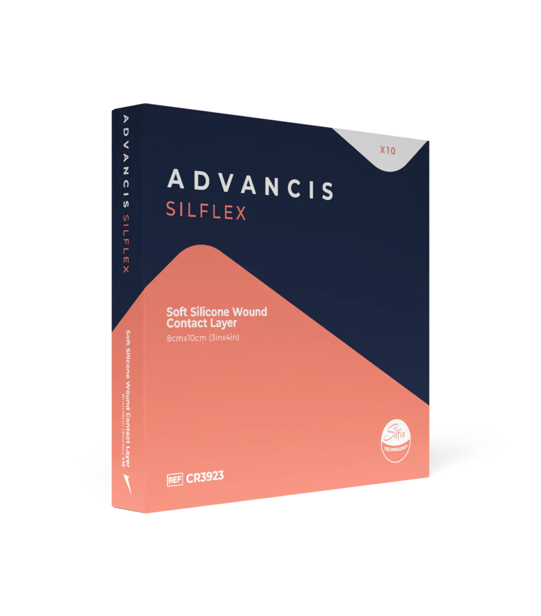 Siliflex non-adherent dressing 12cm x 15cm Pack of 10 - Image 2