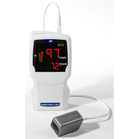 SPECTRO2 20 Digital Pulse Oximeter System With Adult Spot-Check Finger Sensor - Image 2