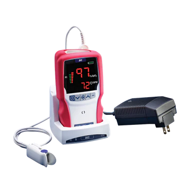SPECTRO2™ Pulse Oximeter Docking Station With International Adapters & Attachable Printer System