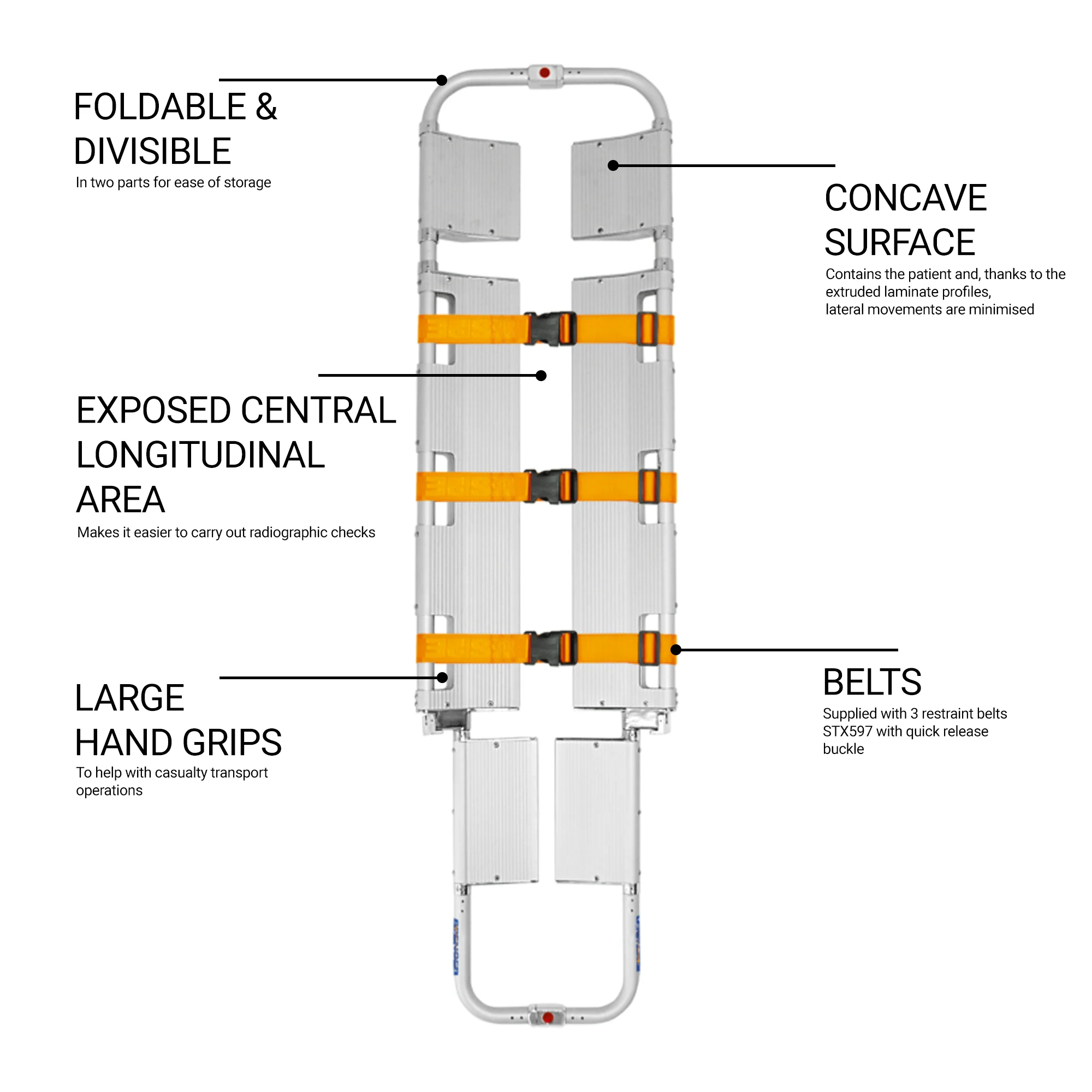 SPENCER® SX-R Pick-up Stretcher - Image 3