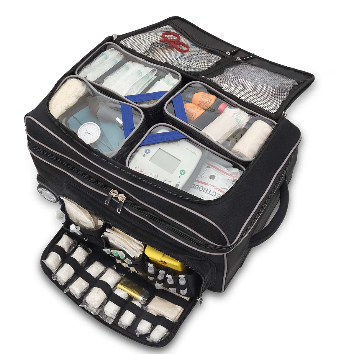 Sports Therapy Trolley - Black - Polyester - Image 4