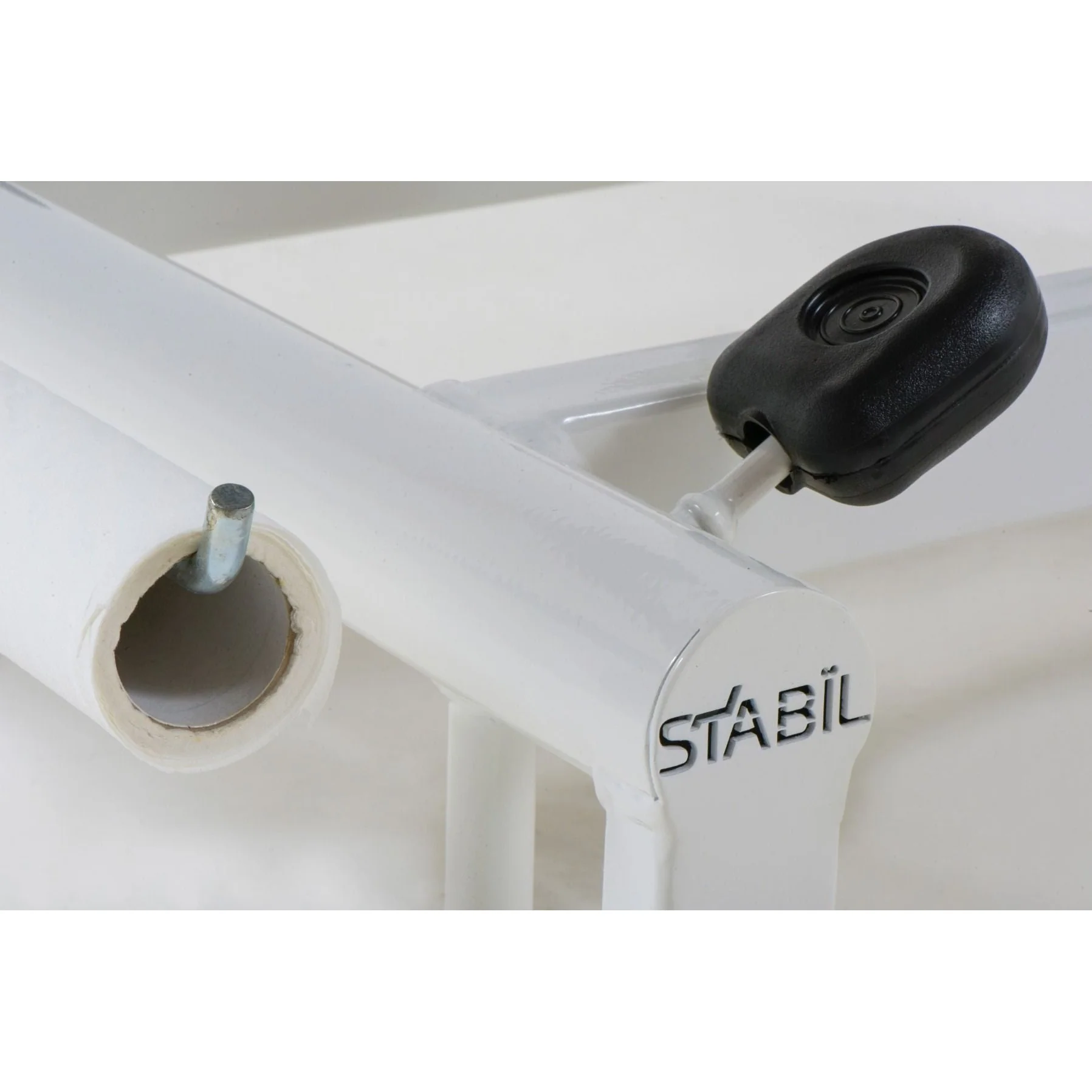 STABIL Komfort - 3-Section Electric / White Frame / Navy Upholstery - Image 6