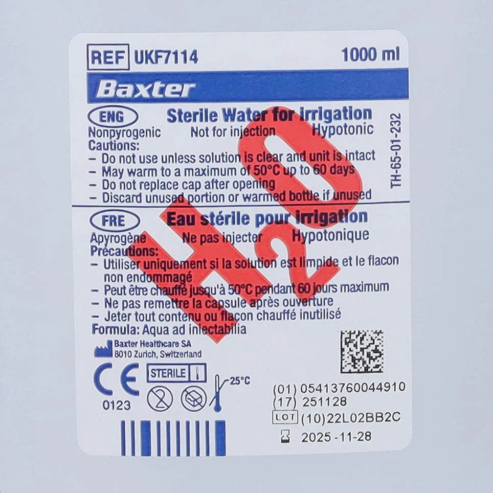 Sterile Water - 1 Litre - Baxter - Image 3