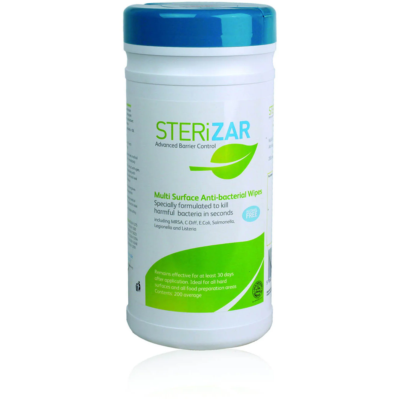 SteriZar Hard Surface Wipes (Tub 200)