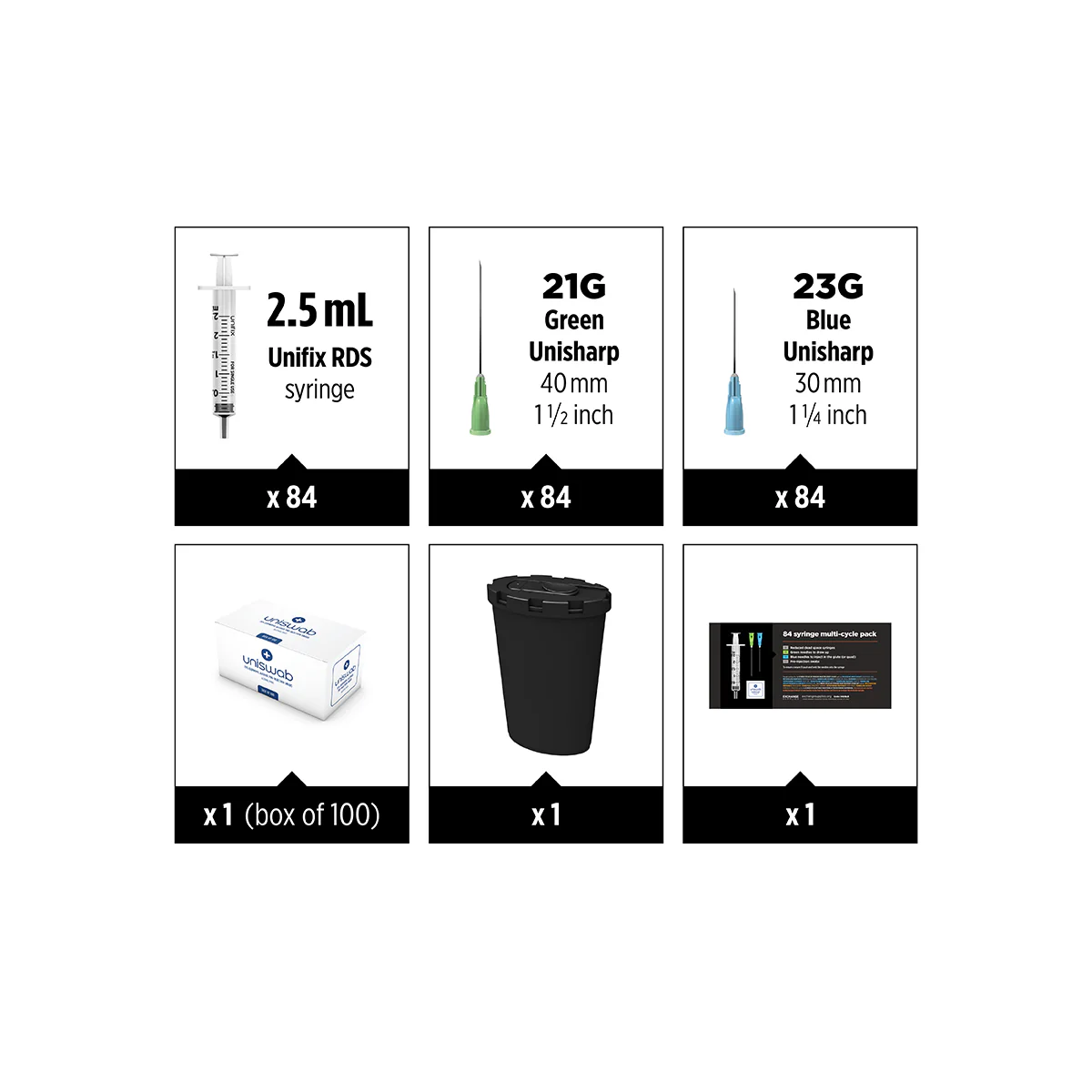 Steroid Multi-Cycle Pack- 84 syringes - Image 2