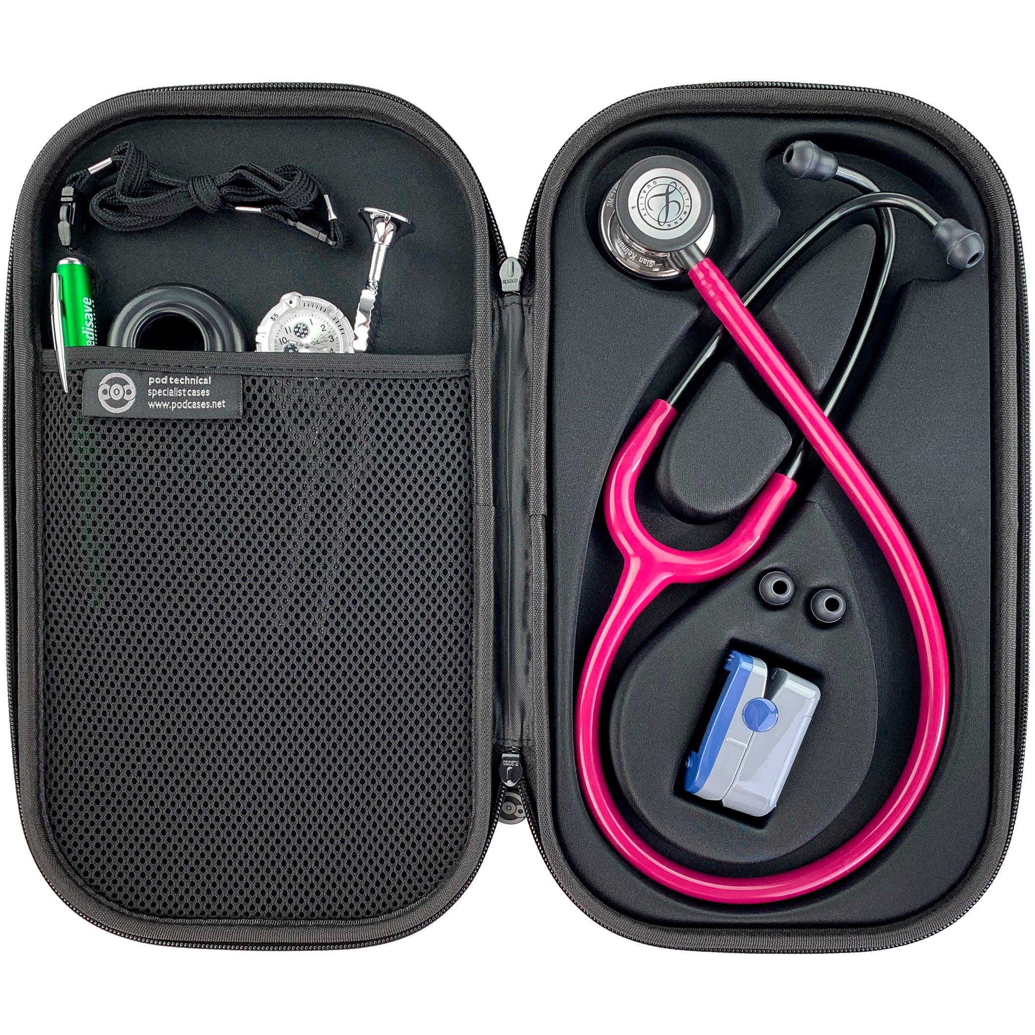 Pod Technical Cardiopod II Stethoscope Case for all Littmann Stethoscopes - Purple - Image 4