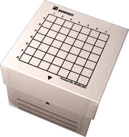 Storage box, Slip-on lid for 49x15ml collection tubes