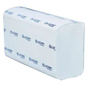 Strong Lucart M-fold 2ply - White 22.5 x 32cm (pure 865001) - Pack of 125