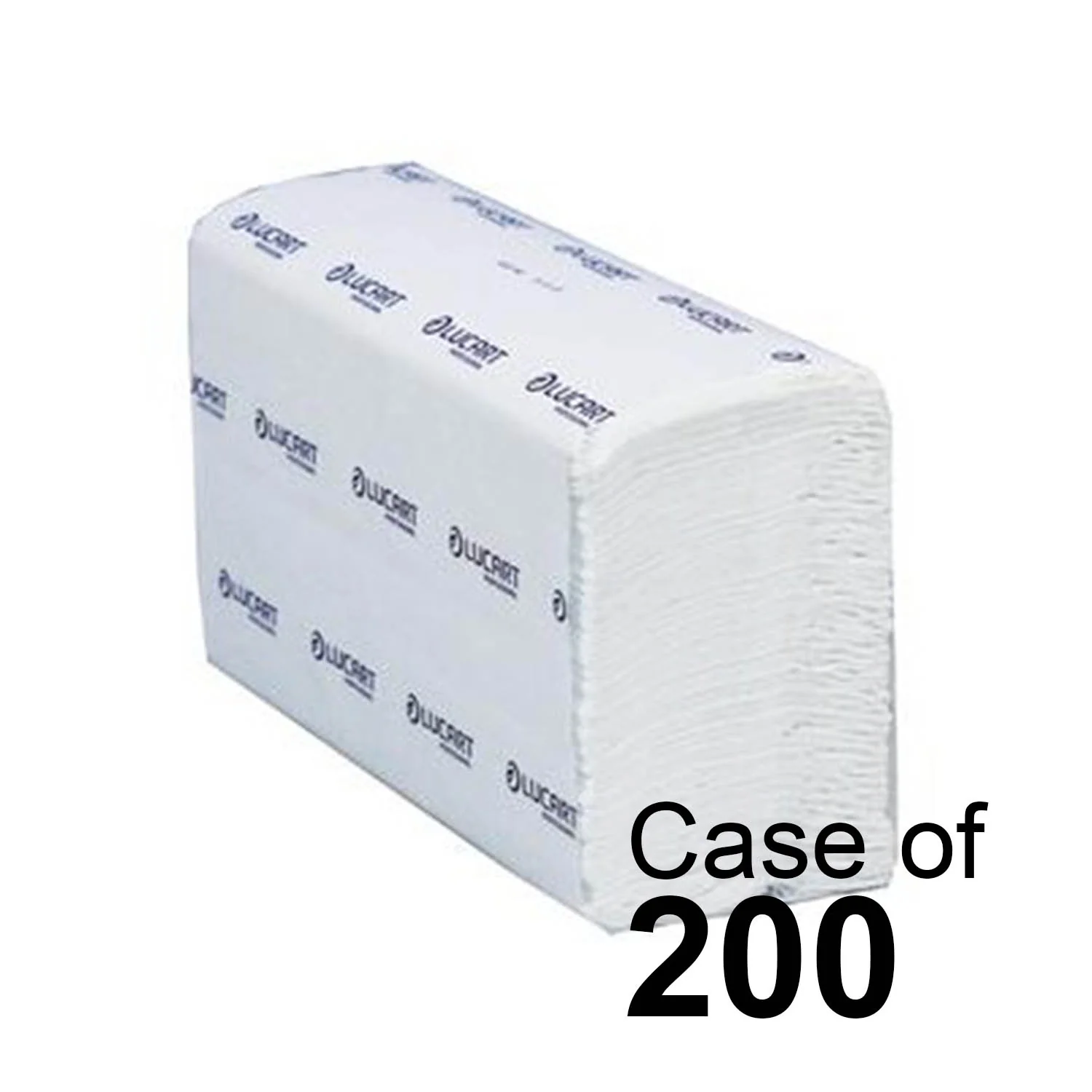 Strong Lucart Z-fold 2ply - White 22.5 x 24cm (pure 864041) - Pack 200 - Image 3