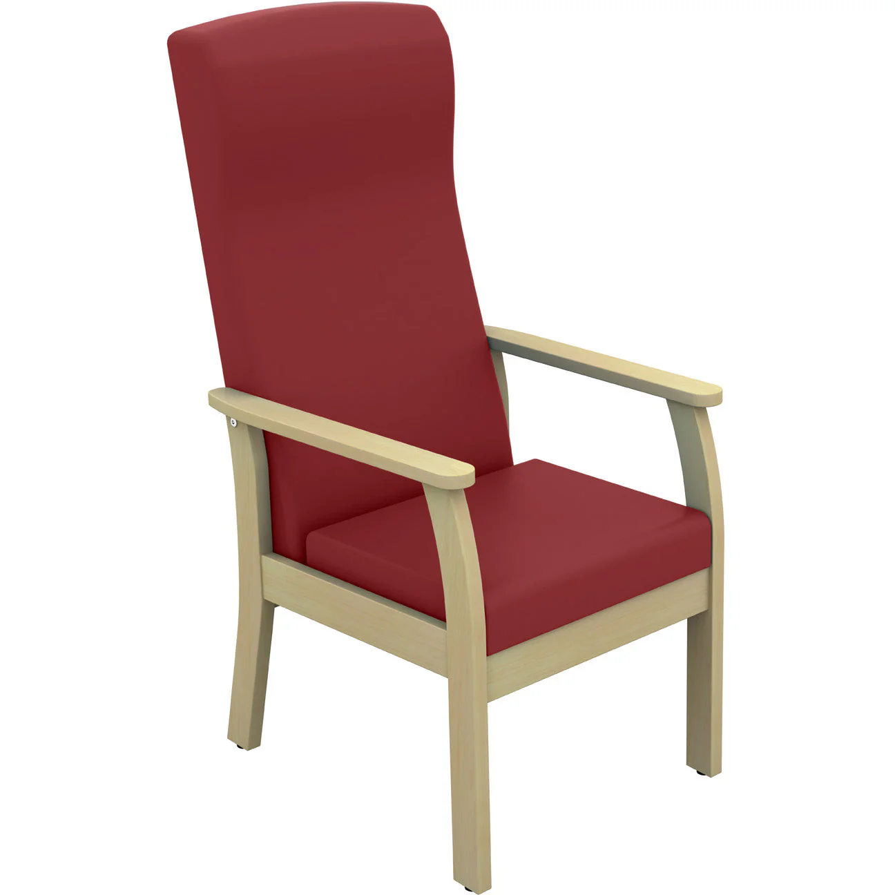 Sunflower Atlas High-Back Arm Chair with Drop Arms - Vinyl Upholstery - Image 12