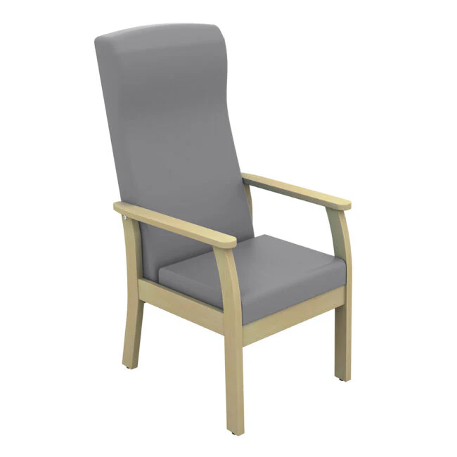 Sunflower Atlas High-Back Arm Chair with Drop Arms - Vinyl Upholstery - Image 17