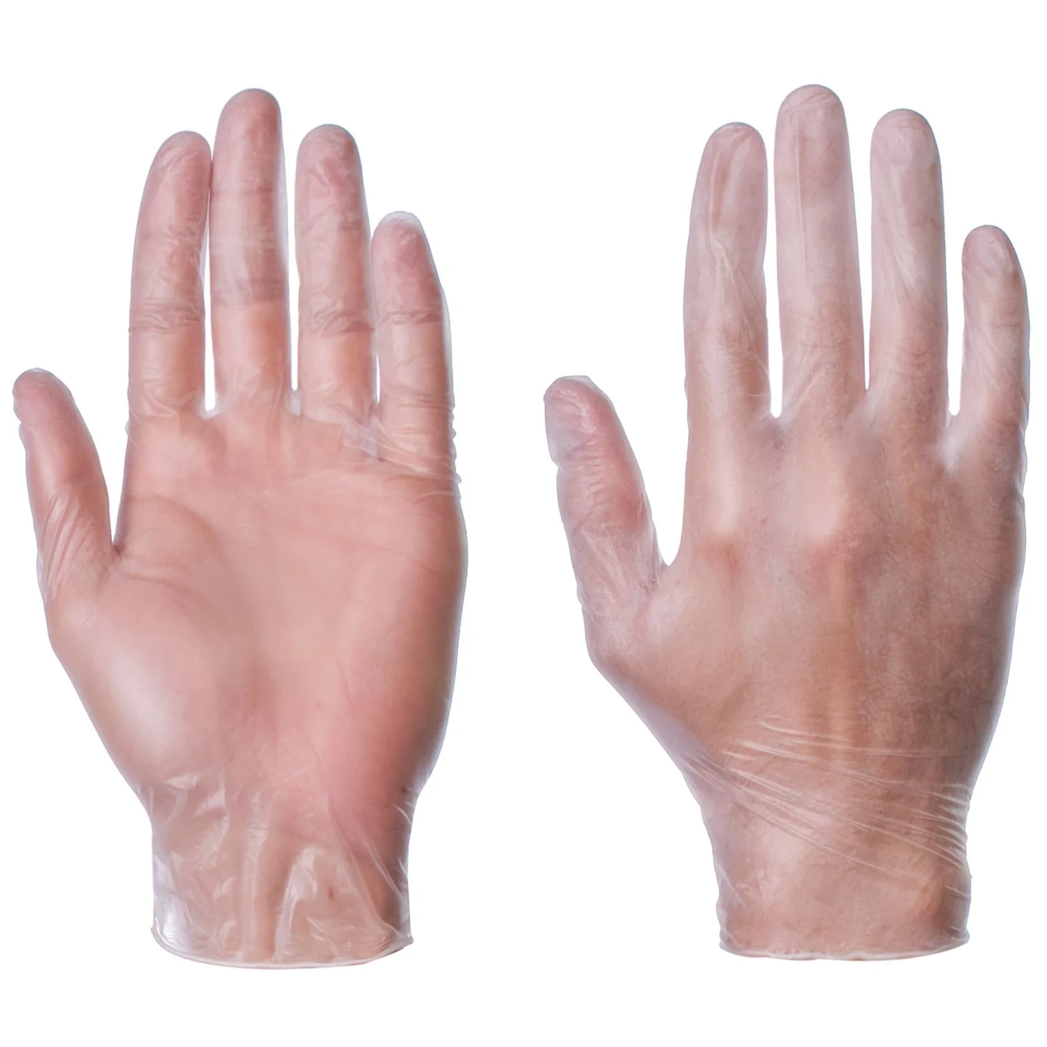 Supertouch Clear Vinyl Powdered Gloves - Small - Pack of 100