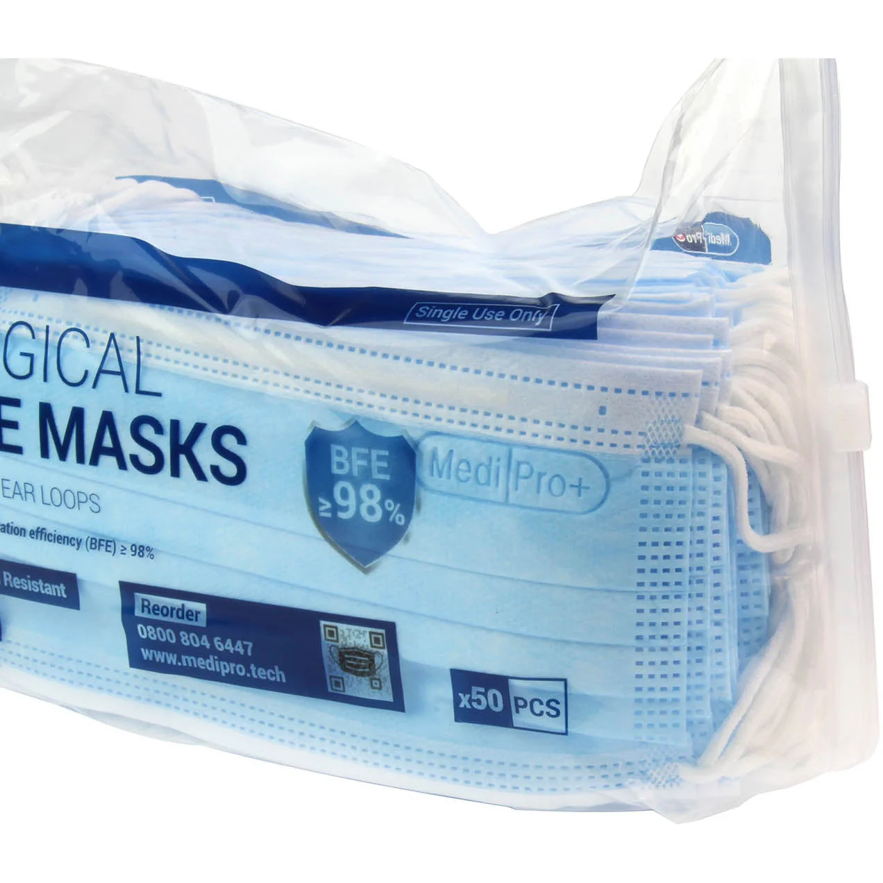 Surgical Face Masks - Type IIR Certified x 50 - Image 3