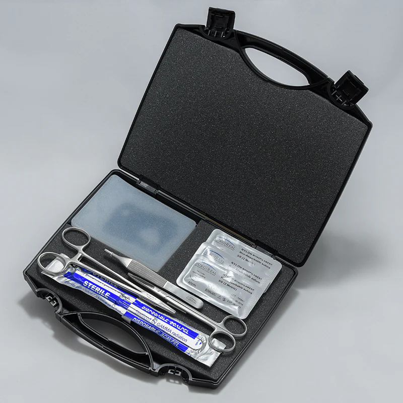 Suture Training Kit With Translucent Suture Pad (4-0 Suture)