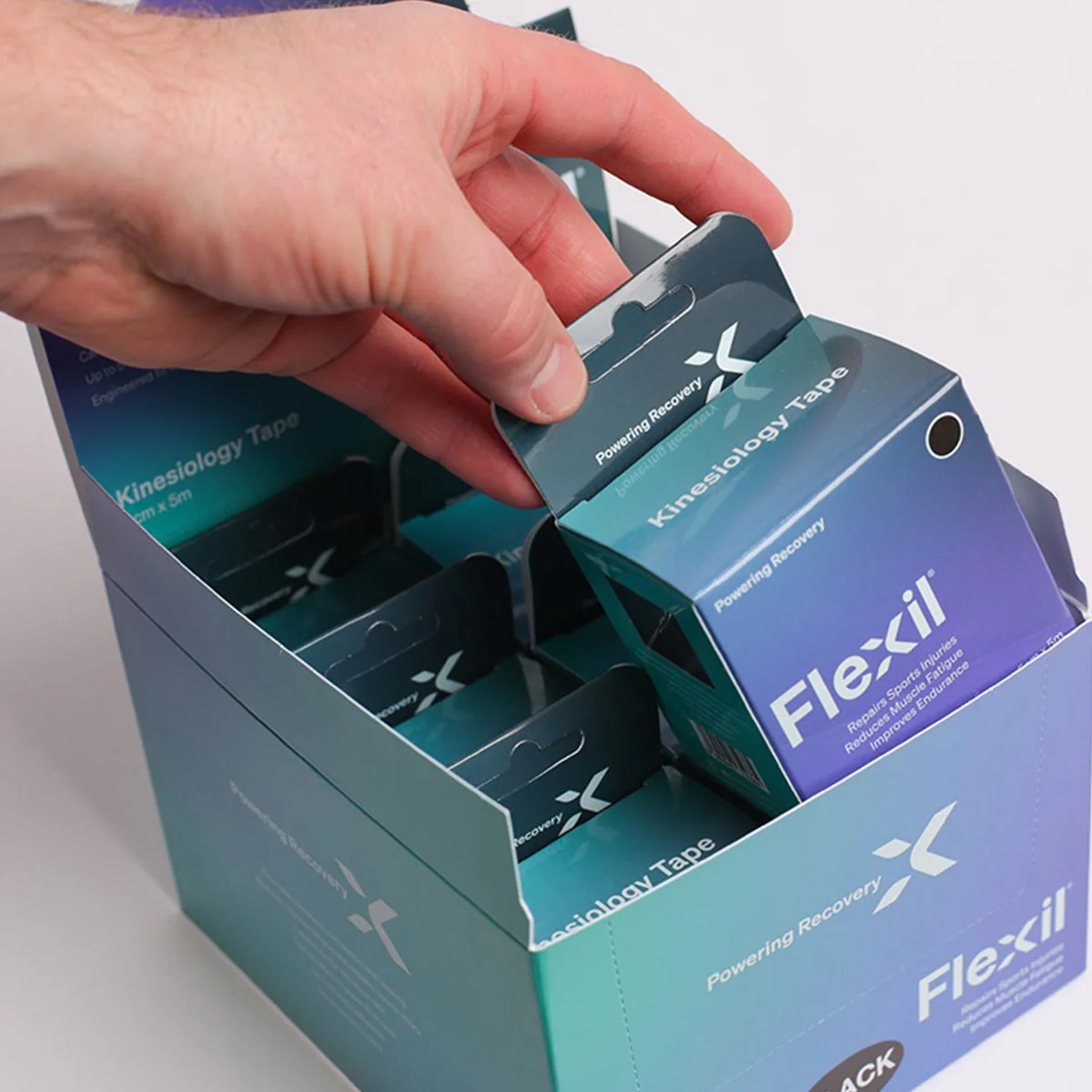 Team Tape Premium Kinesiology Tape - Blue 5M - Image 2