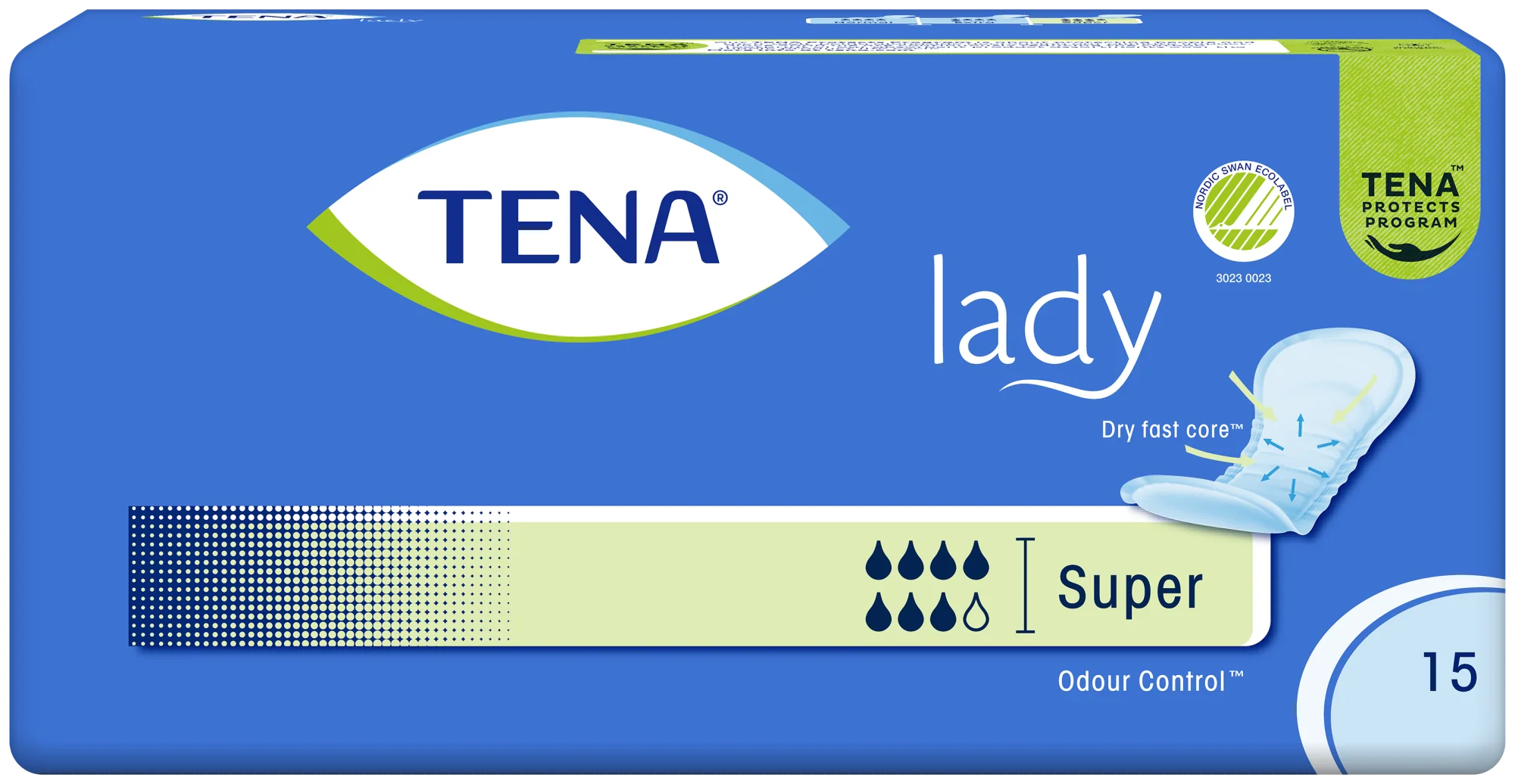 TENA Lady Super - Pack of 15