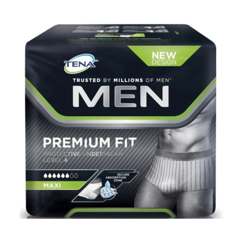 Tena Men Premium Fit Underwear - Large - Pack of 8