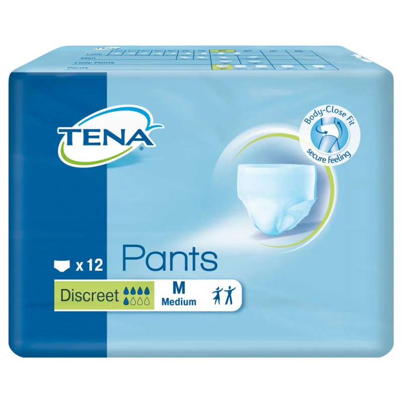 Tena Pants Discrete Medium - 12 Pack