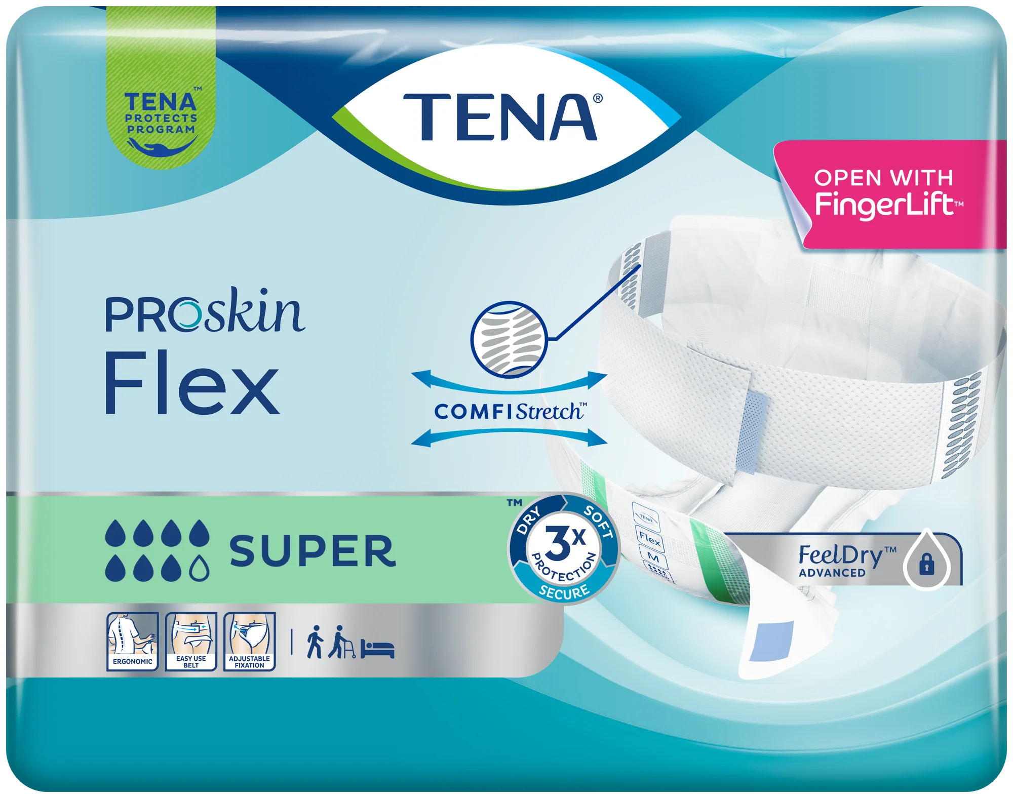 TENA ProSkin Flex Super - Small - Pack of 30
