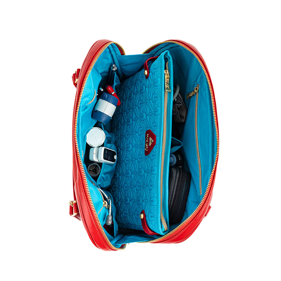 The Elizabeth Medical Bag - Indigo Quilt - Image 3