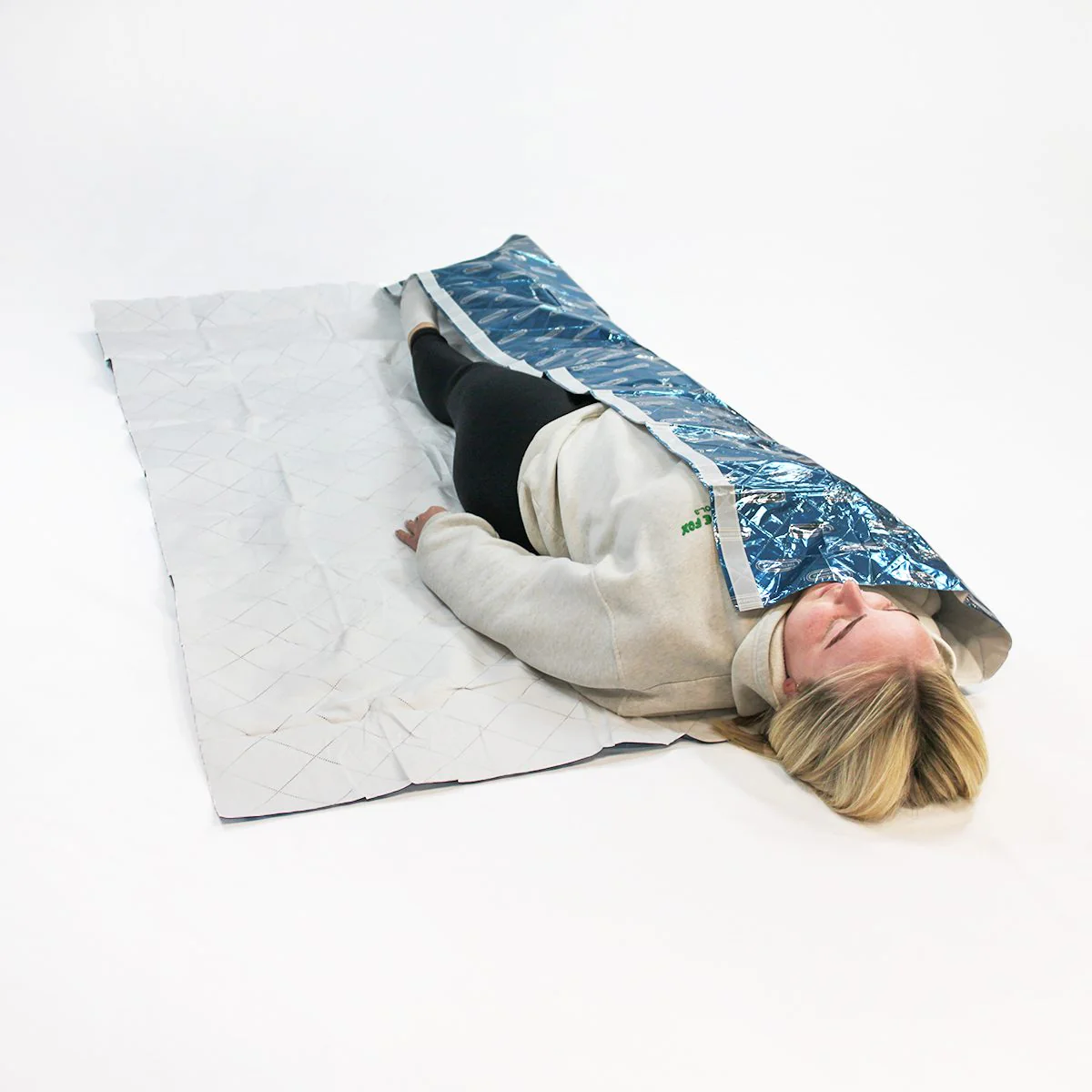 THERMARMOUR Emergency Blanket with tape, 2m x 1.5m - Blue - Image 6