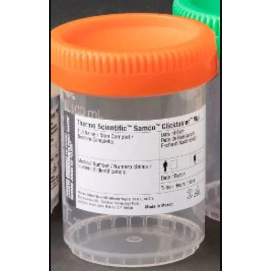 Thermo Scientific™ Samco™ Clicktainer™  Specimen Container 120ml - Orange x300