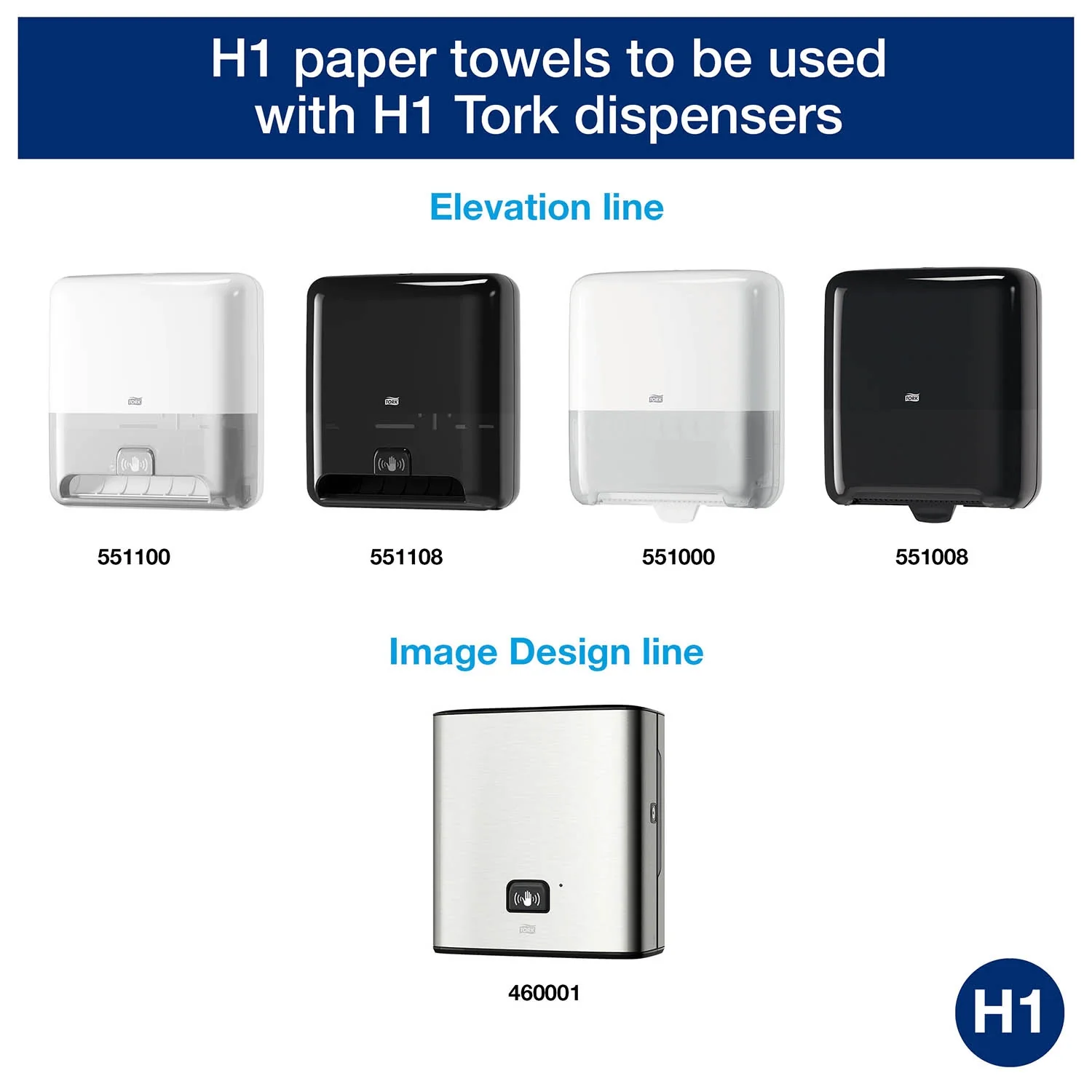 Tork Matic® Soft Paper Hand Towels White with Grey Leaf H1, Advanced, Absorbent, 6 Rolls x 150 m, 290067 - Image 7