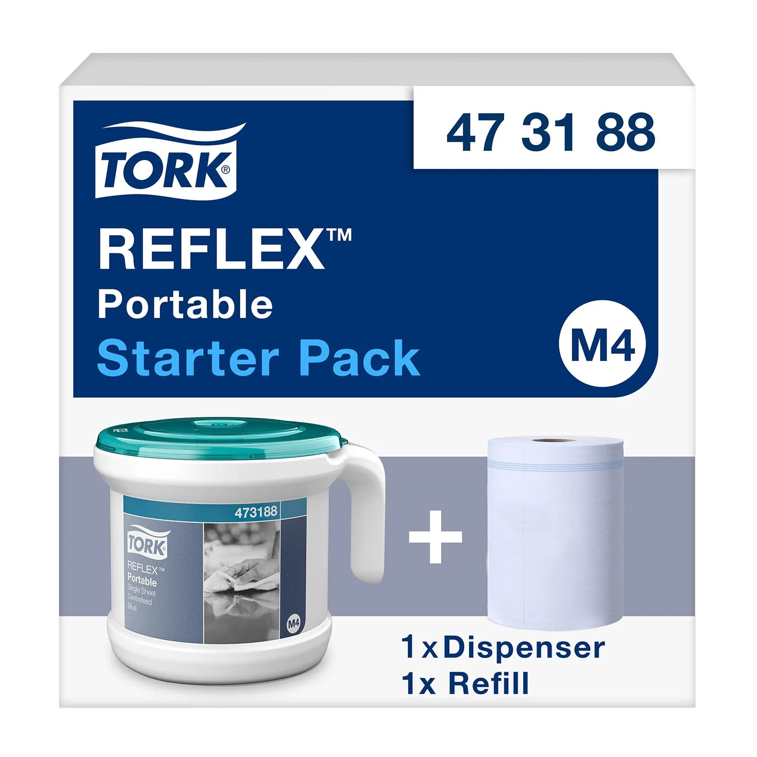 Tork Reflex Portable Centrefeed Dispenser System - Image 2