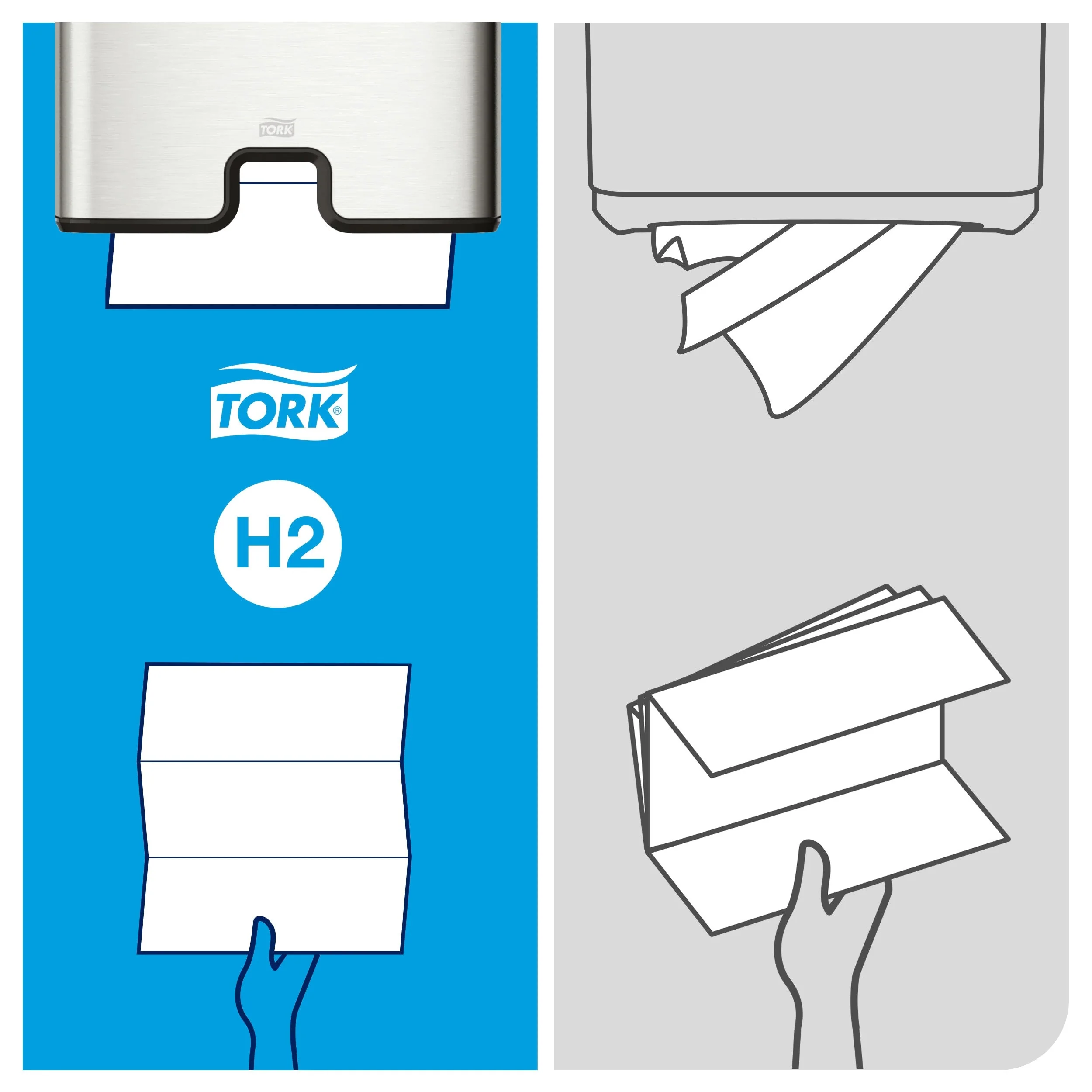 Tork Soft Multifold Hand Towel 2Ply - 130289 - Case of 21 x 180 Sheets - Image 5