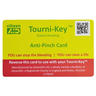 Tourni-Key With AntiPinch Card In Bag - Single - Image 3