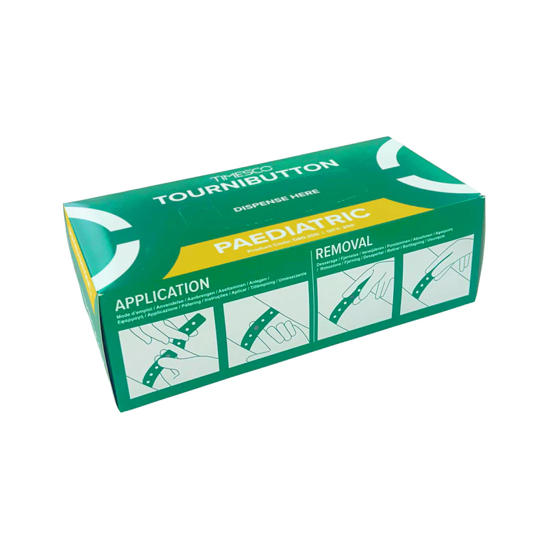 TourniButton Paediatric Single Use Tourniquets (Box of 200)