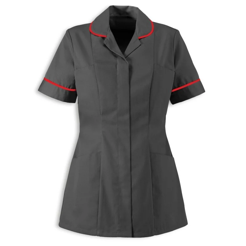 Traditional Nurses Tunic with Contemporary Cut - Convoy Grey - Image 2