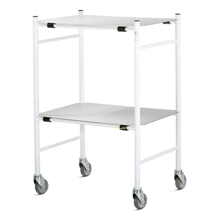 Trolley, Dressing, Mild Steel, 2 Removable Shelves, 450mm