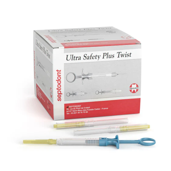 Ultra Safety Plus Twist 27G short aspirating syringe system - Box of 100 - Image 2