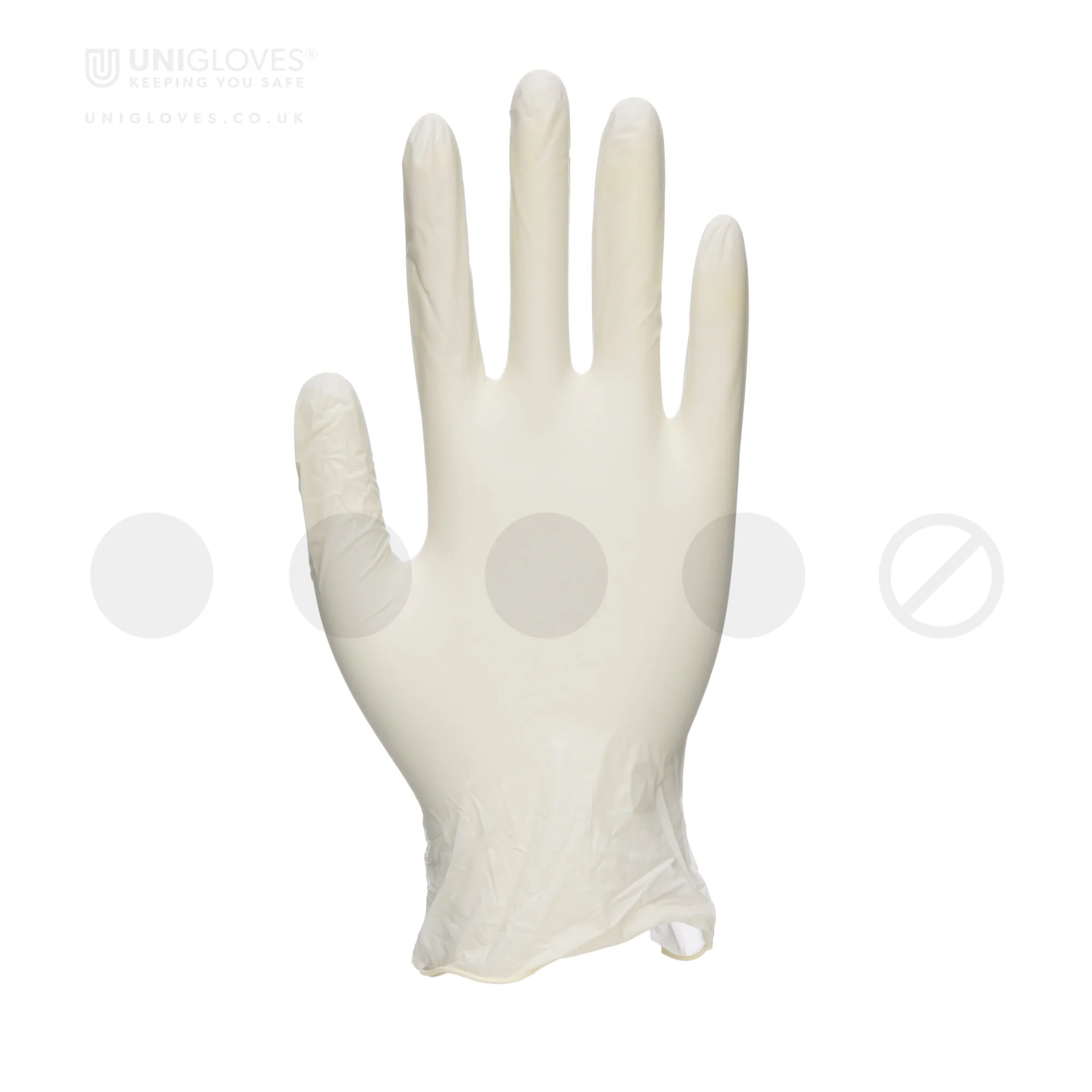 Unicare Stretch Vinyl Gloves - Large - Box Of 100 - Image 2