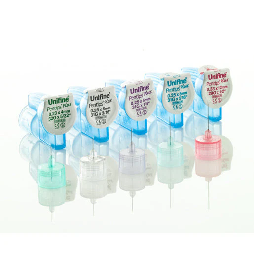 Unifine Pentips Plus Diabetes Medication Injection Pen Needle - 8mm x 31G x 100 - Image 3