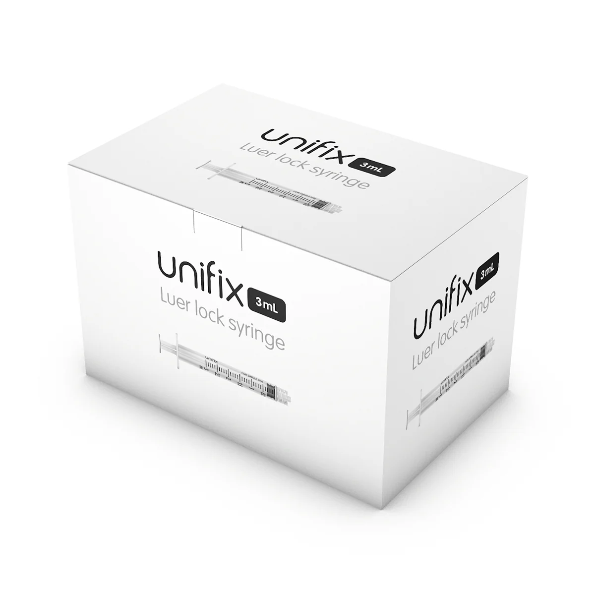 Unifix 3ml Luer Lock Syringe x100 - Image 4